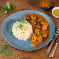 CHICKEN CURRY WITH RICE